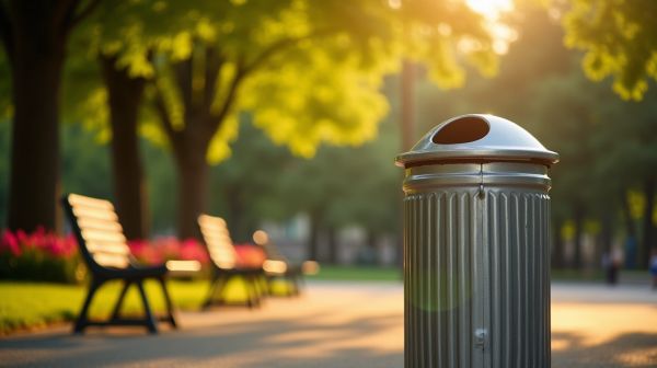 Pourquoi une poubelle extérieure est essentielle pour de beaux espaces publics