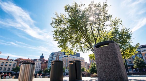 Top 5 raisons d'intégrer des poubelles extérieures dans les espaces publics